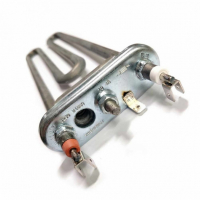 ТЭН 1850W для стиральной машины Ariston, Indesit с отверстием под датчик L236мм, C00385149