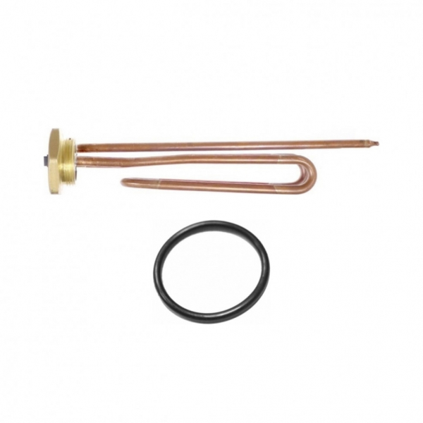 Комплект ТЭН 2,5кВт (2500Вт) RCT, резьбовой 42мм для Ariston, De Luxe, Real, Thermex, под анод М6 + прокладка, 20259K1