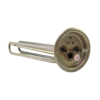 ТЭН 2,5кВт (2500Вт) RF для водонагревателя Electrolux, под анод М6, фланец 92мм, 3170025