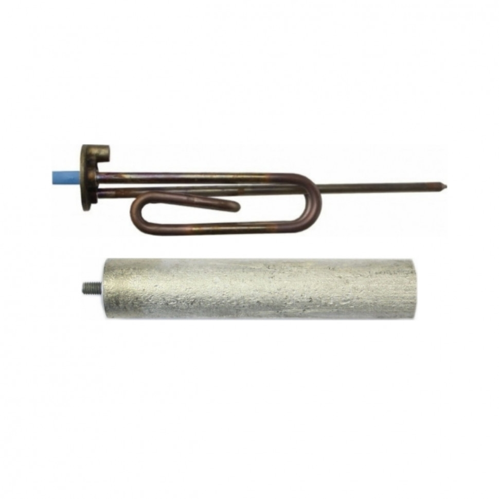 Комплект ТЭН 1,5кВт (1500Вт) RCF для водонагревателя Ariston ABS, SGHP, Thermex ES, ER + анод, 3401164K1