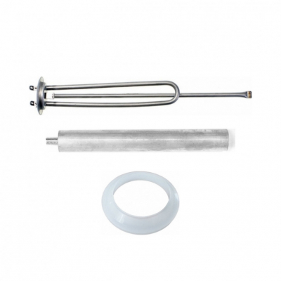 Комплект ТЭН 0,7кВт (700Вт) RF  для водонагревателя Thermex, Garanterm, под анод М6, контакты под винт + прокладка + анод, 20446K