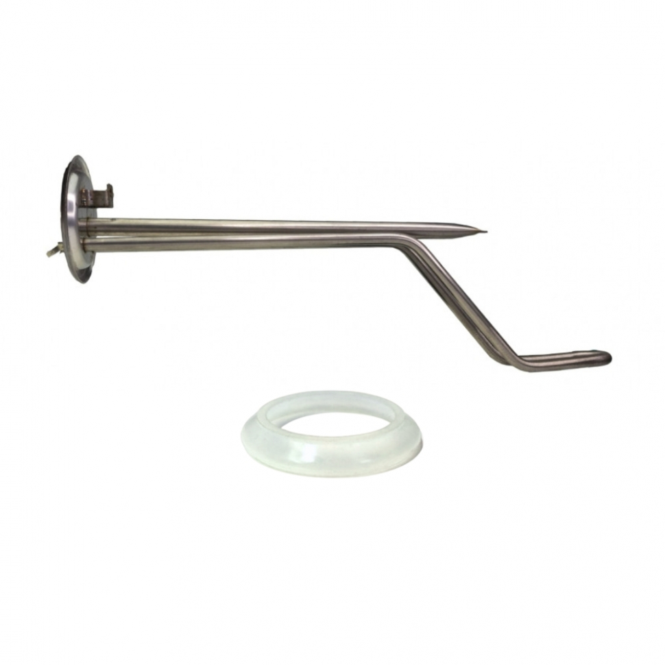 Комплект ТЭН 1,5кВт (1500Вт) RF для горизонтального водонагревателя Thermex HIT, H, Garanterm, под анод М6, фланец 82мм + прокладка, 10080K1