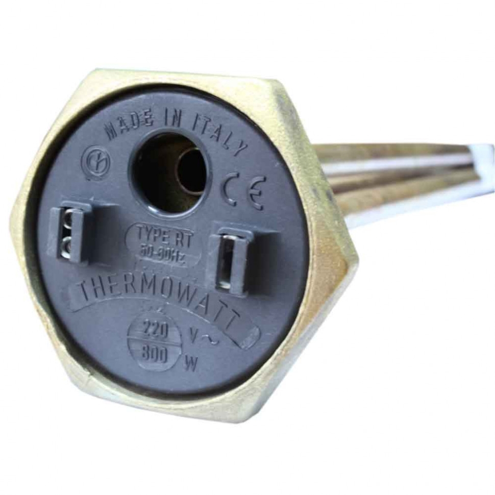 ТЭН для чугунной батареи отопления (радиатора) 800 Вт, медь, D42, G1 1/4", L280мм, 220V, TW, 3400065