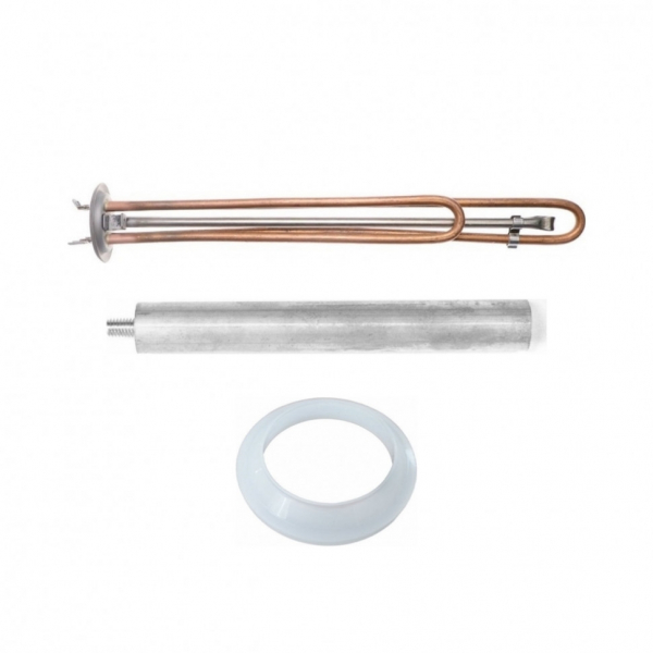Комплект ТЭН 2,5 кВт (2500 Вт) RF для водонагревателя Ariston SHT, SHUTTLE, Regent + прокладка + анод, 20721K
