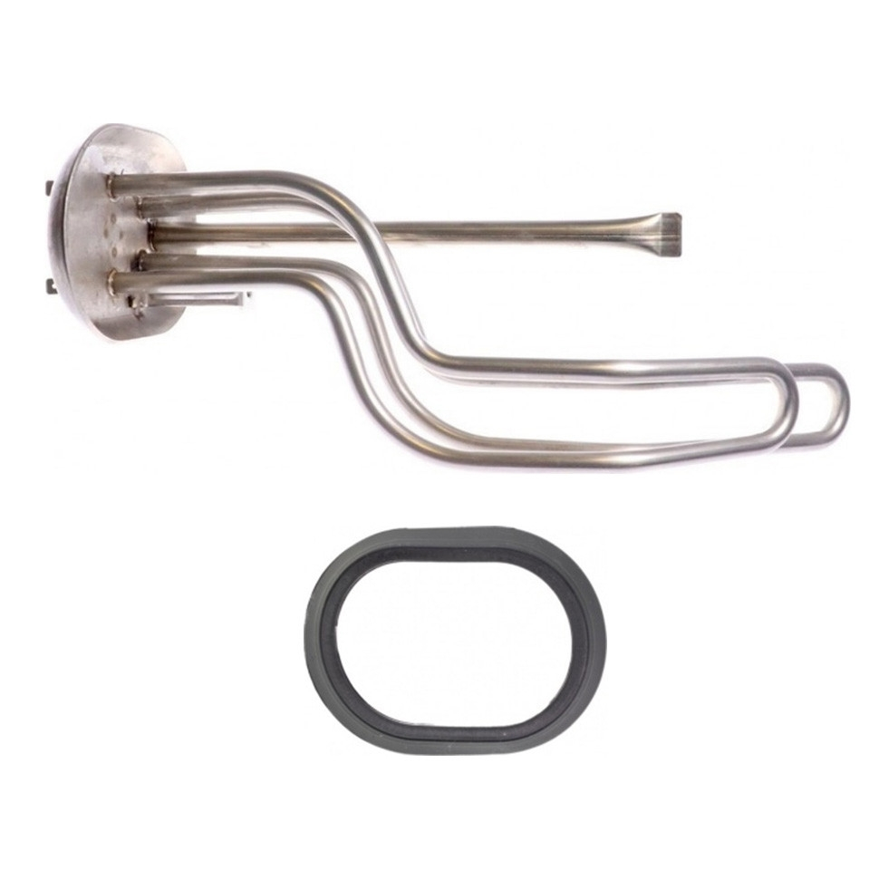 Комплект ТЭН 2кВт (2000Вт) для горизонтального водонагревателя Ariston, под анод М5 + прокладка, 150823K1