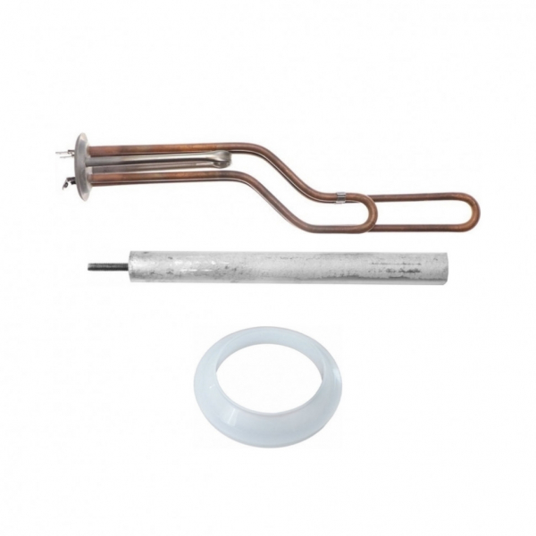 Комплект ТЭН 2,5 кВт (2500 Вт) RF для горизонтального водонагревателя Ariston SHT, SHUTTLE, Regent + прокладка + анод, 20723K