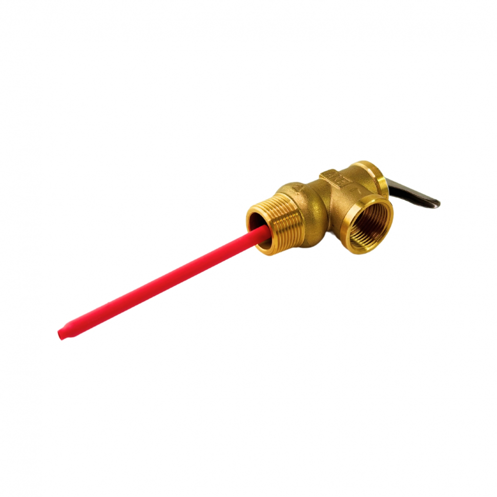 Клапан предохранительный 3/4" 7 бар, RZL, IR 200-300л., с дренажной трубкой, 100517 Клапан предохранительный 3/4" 7 бар, RZL, IR 200-300л., с дренажной трубкой, 100517