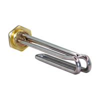 ТЭН 3кВт (3000Вт) RCT, резьбовой 42мм для Ariston, De Luxe, Real, Thermex, под анод М6 + термостат + прокладка, P40330