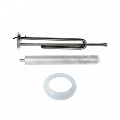 Комплект ТЭН 1,5кВт (1500Вт) RF для водонагревателя Thermex, Garanterm, контакты под винт + прокладка + анод, 20049K