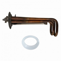 Комплект ТЭН 2кВт (2000Вт) RF для водонагревателя Thermex RZB 10, Garanterm, под анод М4 + прокладка, 20054K1