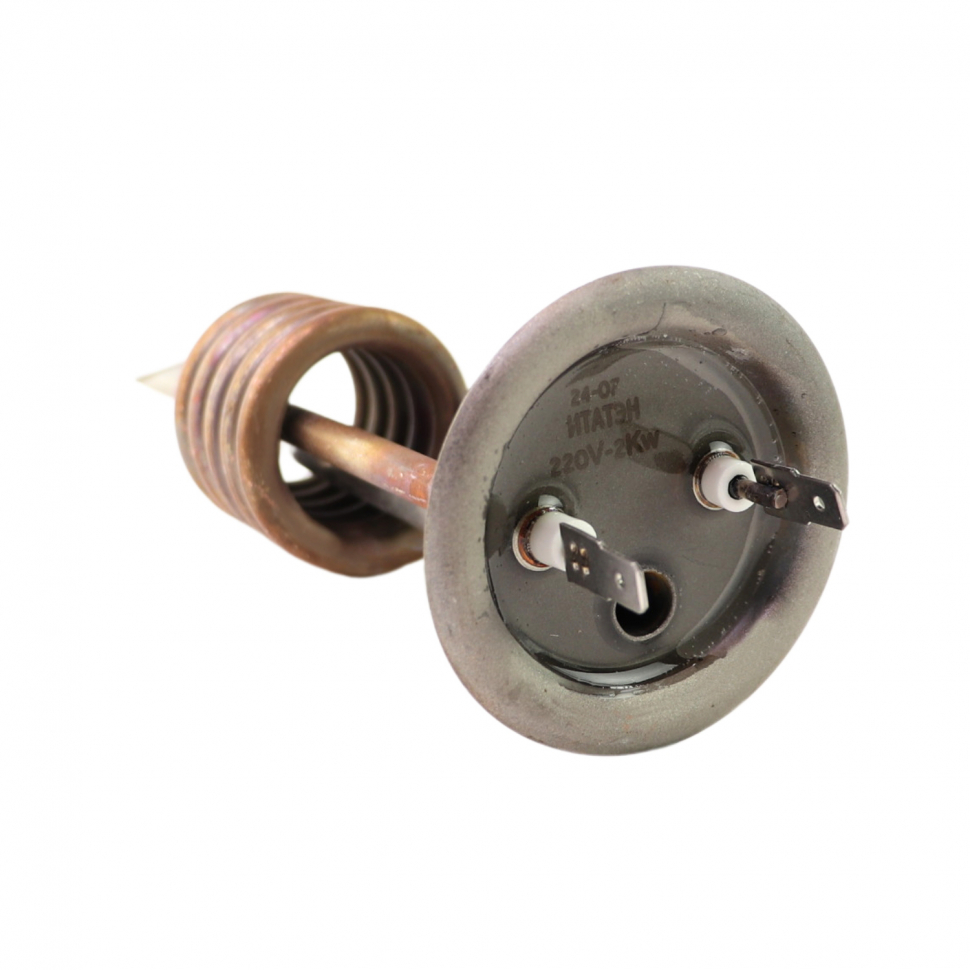 ТЭН 2кВт (2000Вт) RF для водонагревателя Thermex, Garanterm, под анод М6, клеммы под разъём, 20155