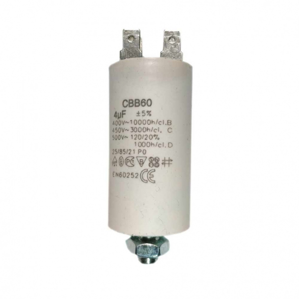 Набор 6 шт Конденсатор для LG, Samsung, Ariston, СВВ60 4мкФ, 450V, KMх60040