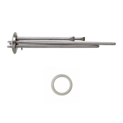 Комплект ТЭН 2000Вт (700Вт/1300Вт) RF для водонагревателя Thermex RZL, IS, IR, Garanterm, Electrolux EWH, под анод М4, нерж.+  высокая прокладка 20042K1