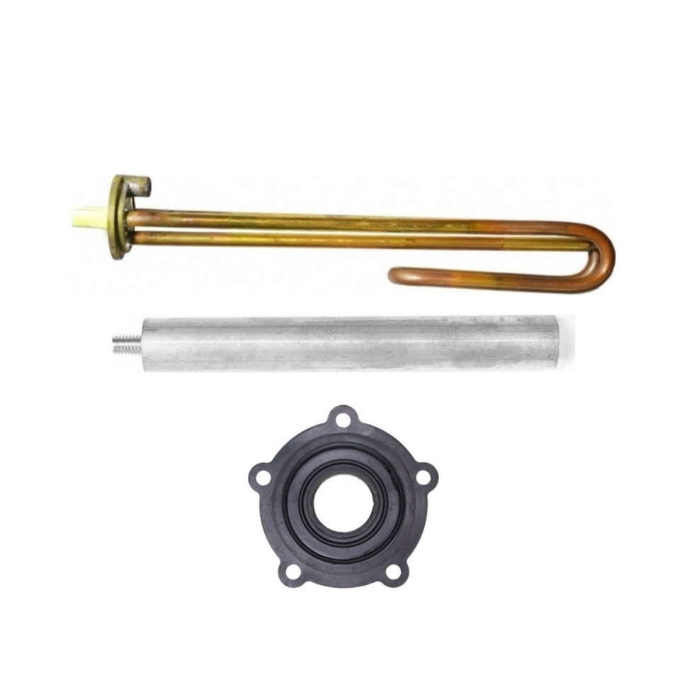 Комплект ТЭН 2,5 кВт (2500 Вт) RCF для водонагревателя Ariston + прокладка + анод, R184178K4 Комплект ТЭН 2,5 кВт (2500 Вт) RCF для водонагревателя Ariston + прокладка + анод, R184178K4