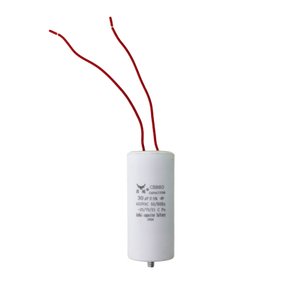 Конденсатор для LG, Samsung, Ariston, СВВ60 30мкФ, с проводом, 450V, х60301