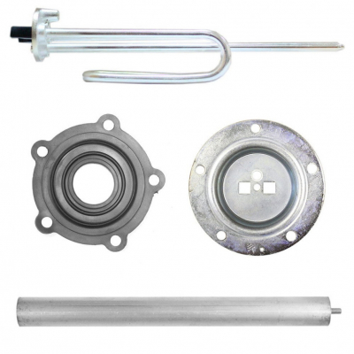 Комплект ТЭН 1,5кВт (1500Вт) RCF для водонагревателя Thermex ES, ER Silver + фланец + уплотнительная прокладка + анод, 20851F