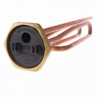 ТЭН 1,5кВт (1500Вт) RCT, резьбовой 42 мм для Ariston, De Luxe, Real, Thermex, под анод М6, 30296