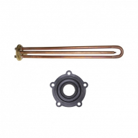 Комплект ТЭН 1,5кВт (1500Вт) RCF для водонагревателя Ariston VLS, Superlux, Simat, под анод М5, трубка под термостат 8мм + прокладка, 202151K3