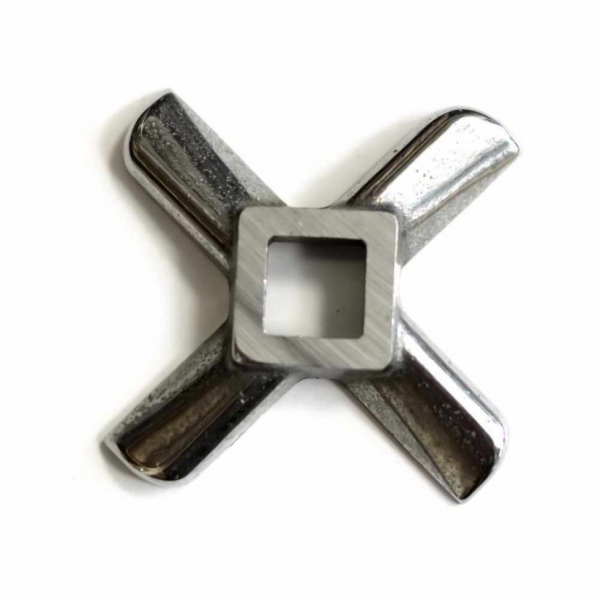 Набор 2 шт Нож к мясорубкам , Zelmer, Moulinex HV8, посадка 10мм, SS-193517, KMh1016