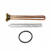 Комплект ТЭН 1,5кВт (1500Вт) RDT, резьбовой 42мм для Ariston, De Luxe, Real, Thermex, под анод М6 + прокладка + анод, 282200K1 Комплект ТЭН 1,5кВт (1500Вт) RDT, резьбовой 42мм для Ariston, De Luxe, Real, Thermex, под анод М6 + прокладка + анод, 282200K1