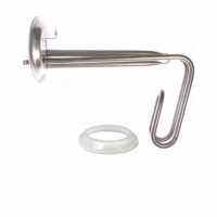 Комплект ТЭН 1,5кВт (1500Вт) RF для водонагревателя Thermex, под анод М6, фланец 92мм + прокладка, 20193K1