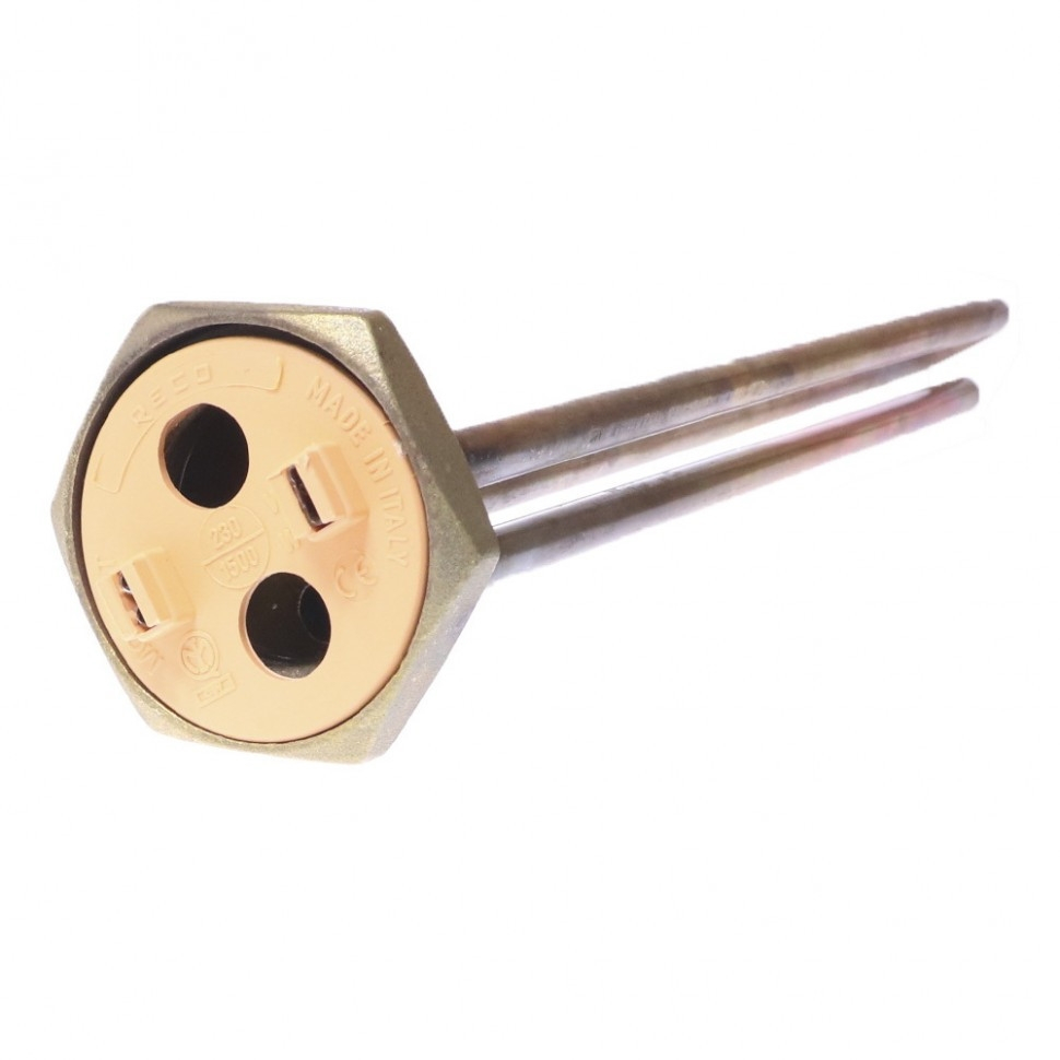 ТЭН 1,5кВт (1500Вт) RDT, резьбовой 42 мм для Ariston, De Luxe, Real, Thermex, R182200 ТЭН 1,5кВт (1500Вт) RDT, резьбовой 42 мм для Ariston, De Luxe, Real, Thermex, R182200