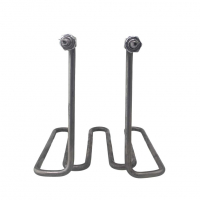 ТЭН фритюра 2700W, L235х165х165мм, клеммы под разъем, межосевое 75мм, 220V, 48272