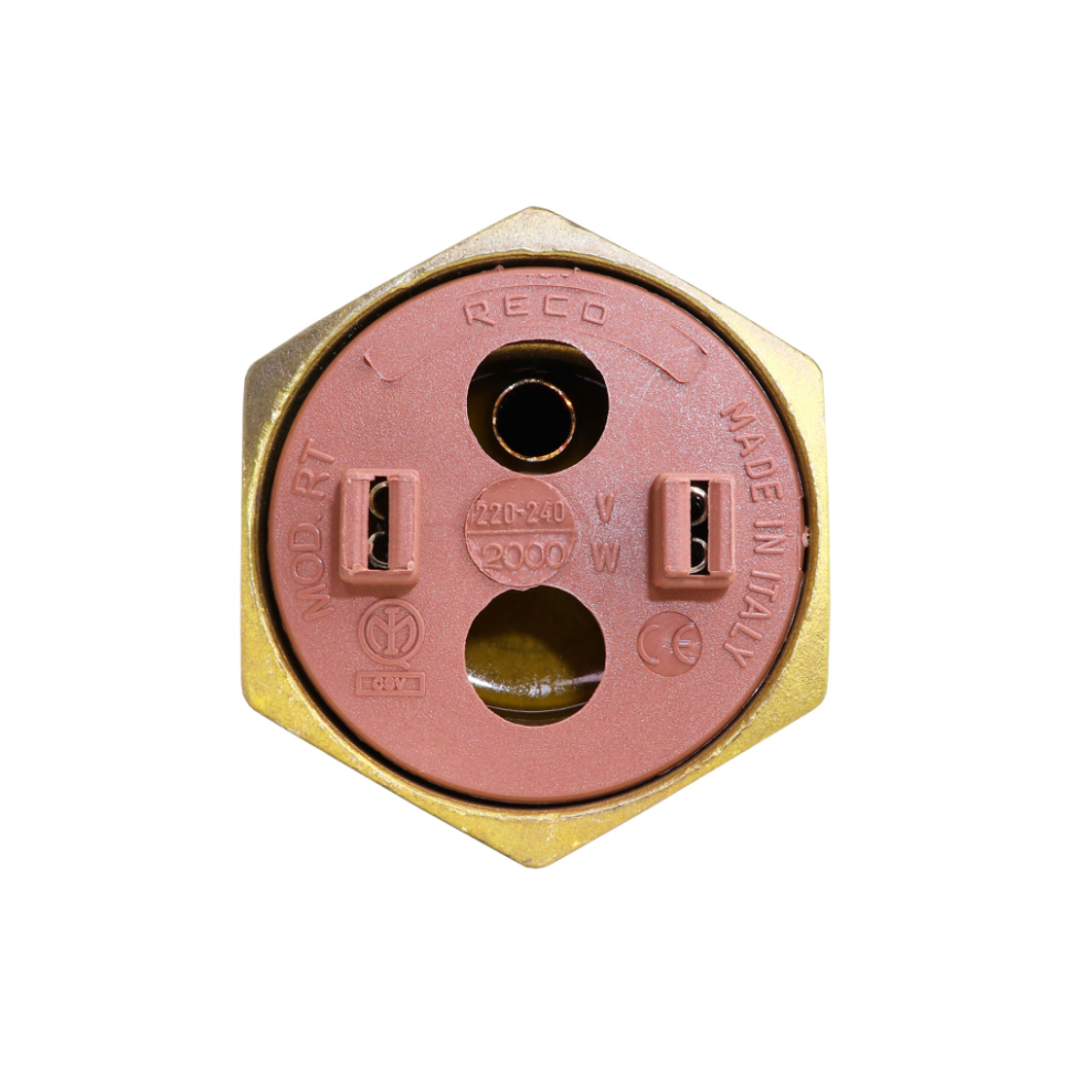 ТЭН 2кВт (2000Вт) RDT, резьбовой 42мм для Ariston, De Luxe, Real, Thermex, под анод М6, R182244